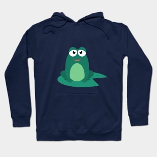 Cute Green Frog Hoodie